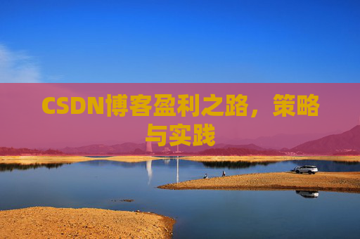CSDN博客盈利之路,策略与实践